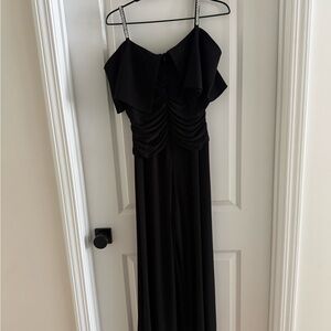 R&M Richards Black Strapless Dress
